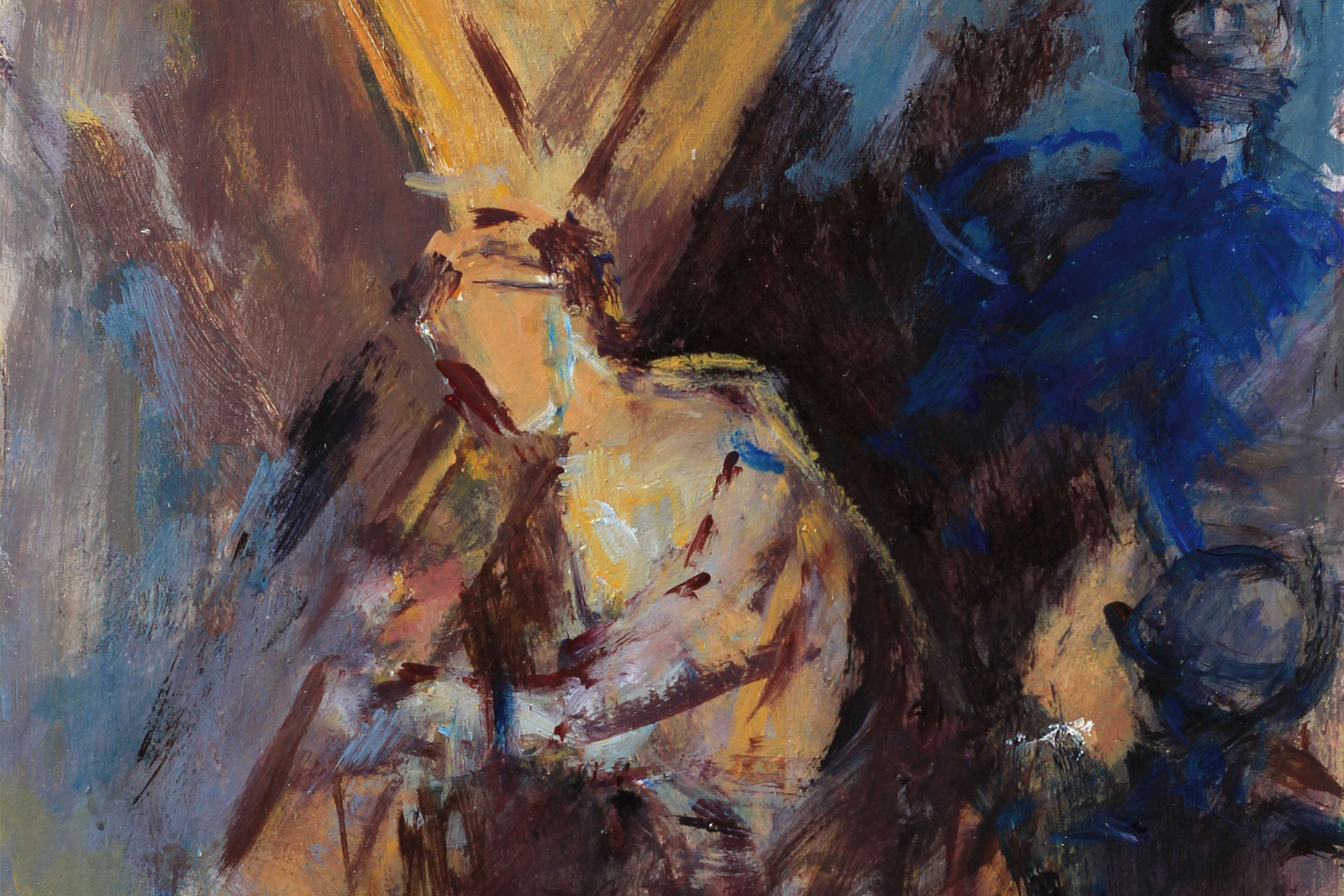 Via Crucis biblico - pintura cristiano moderno